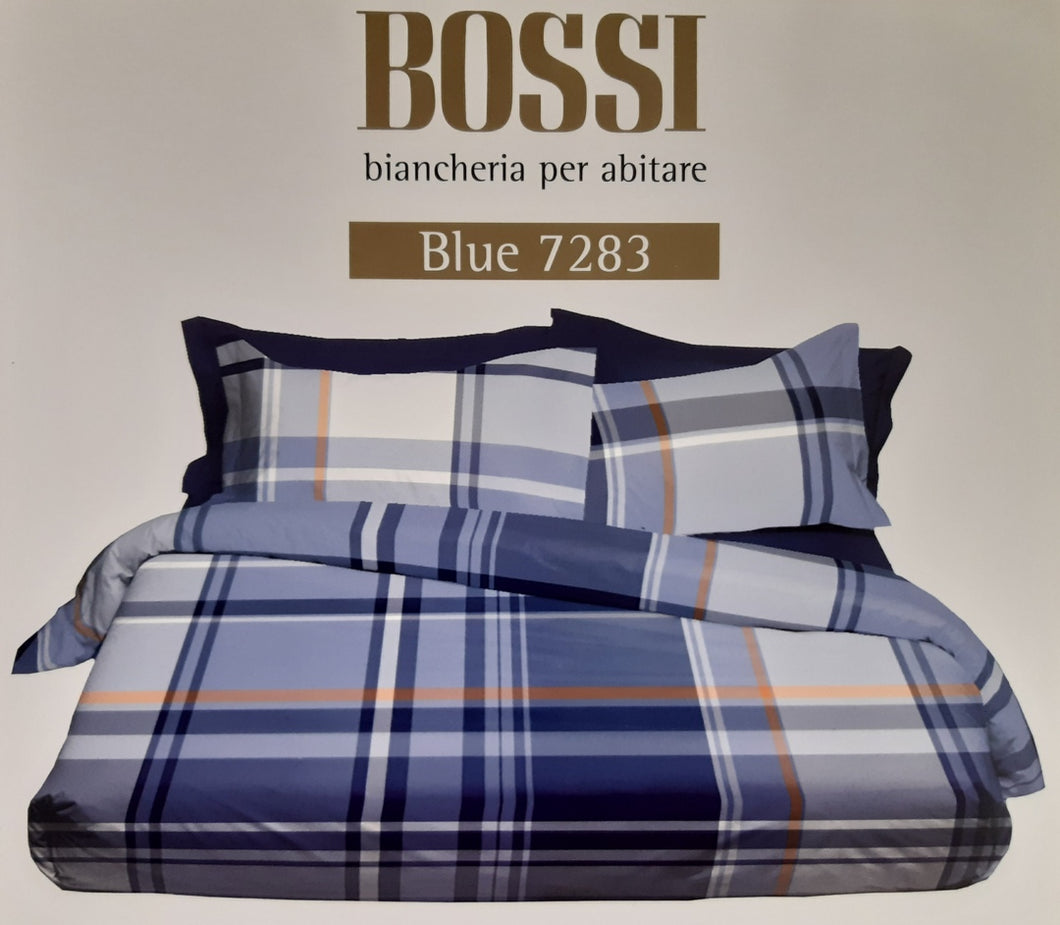 Copripiumino  matrimoniale Blue 7283 Bossi