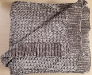 Plaid Ciniglia Tortora scuro Maryplaid Campagnolo