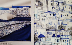 Lenzuola  matrimoniali  Santorini Mirabello/Carrara