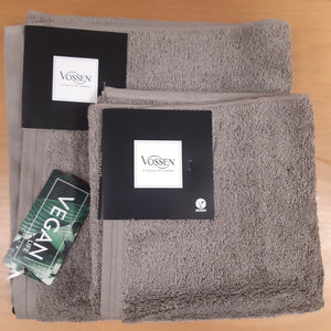 Coppia  asciugamani Vegan Life Fango (747) Vossen